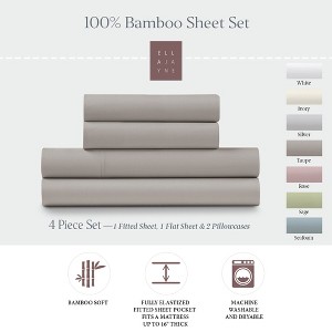 Ella Jayne Viscose from Bamboo Deep-Pocket 4-piece Sheet Set - 1 of 4