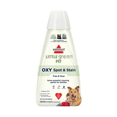 BISSELL Little Green Pet Oxy Free and Clear for Portable Carpet Cleaners 32oz