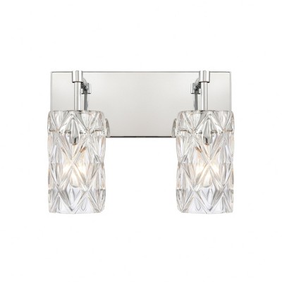Elk Home Formade Crystal 2 - Light Vanity in  Polished Chrome
