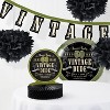 48ct Vintage Dude 60th Birthday Napkins Green: Creative Converting, Milestone Lunch Napkins, Typography Pattern, 6.5" Square - 3 of 3