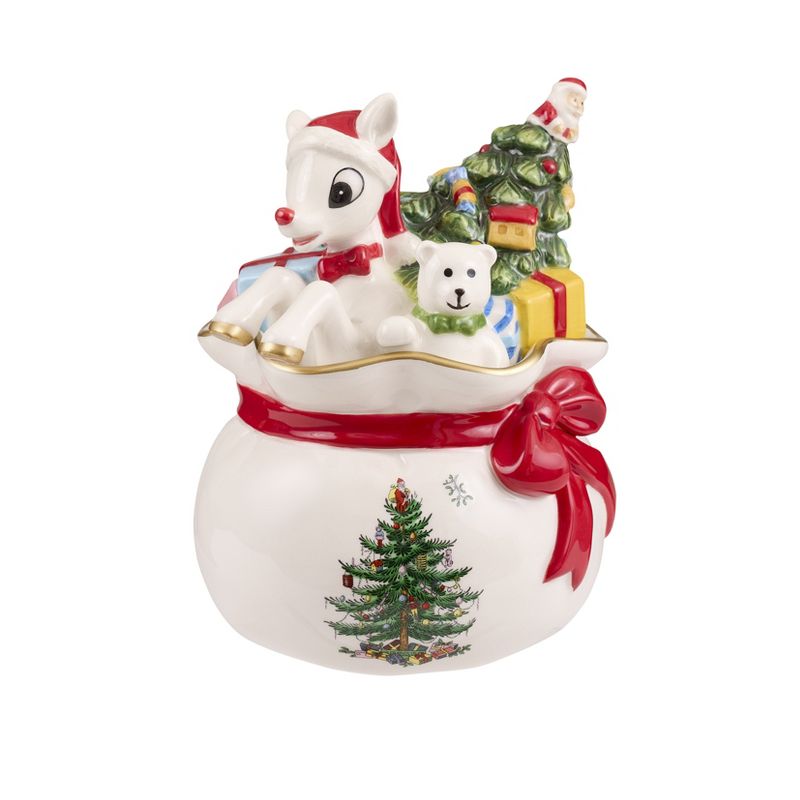 Spode Christmas Tree Rudolph the Red-Nosed Reindeer® Candy Bowl - 6.5 Inch, 1 of 4