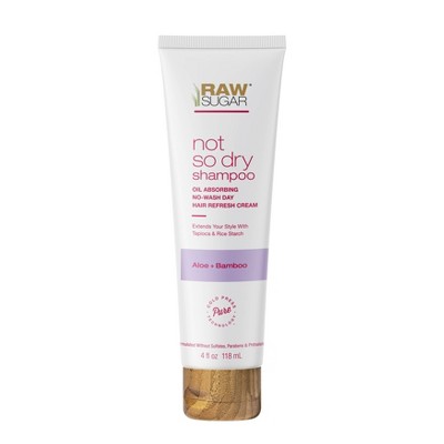 Raw Sugar Not So Dry Shampoo - Aloe + Bamboo - 4 fl oz