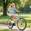 Kumasinova Mountain Bike,Commuter with 21-Speed Dual V-Brake,Carbon Steel Frame,Non-Slip Pedals,Ergonomic Saddle,Bicycle for Adults & Teens - 2 of 4