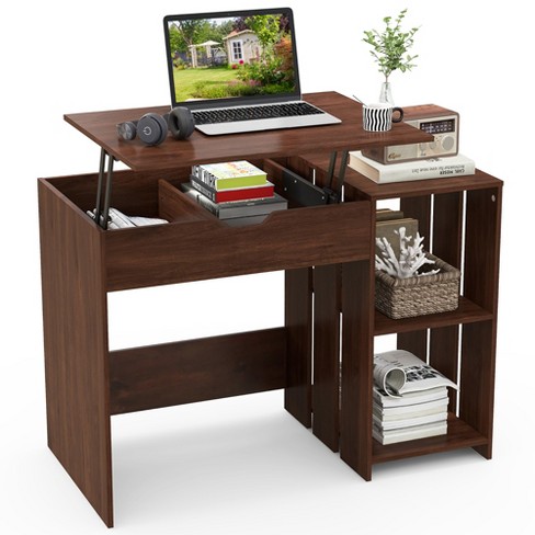 70.86 Computer Desk with Storage Shelf and Printer Stand - On Sale - Bed  Bath & Beyond - 31307321