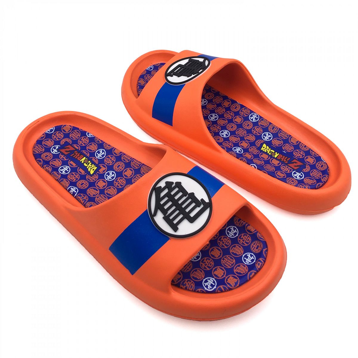 Mens Dragon Ball Z Kame Symbol Cloud Comfort Foam Slide Sandals