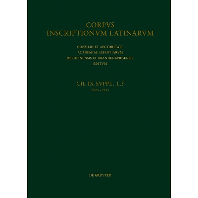 Addenda Et Corrigenda (CIL IX 9005-9133). Indices. - by  Marco Buonocore (Hardcover)