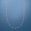 Ross-Simons 4.50 ct. t.w. CZ Station Necklace in 18kt Yellow Gold Over Sterling - 4 of 4