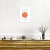 Burnt Orange Abstract by Whales Way Unframed Wall Canvas - iCanvas - 2 of 3