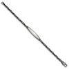 Chisel Stainless Steel Antiqued White Bronze Plated Scratch Finish 8.5" ID Bracelet - 3 of 4