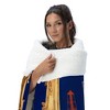 NHL Edmonton Oilers 2025 Stanley Cup Champs Portrait Silk Touch Faux Shearling Throw Blanket - 3 of 4