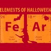Men's Design By Humans Elements Of Halloween Tee (FeAr) Periodically By Luckyst T-Shirt - 2 of 4