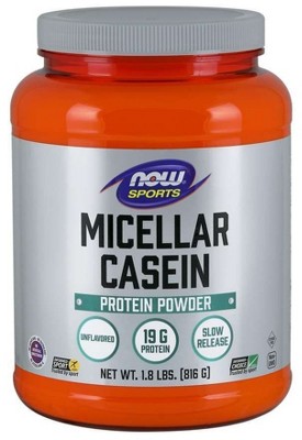 Instantized Micellar Casein Natural Unflavored by Now Foods  -  1.8 lbs Powder