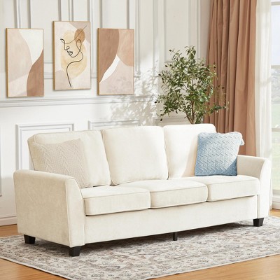 83 Inch Modern 3 Seater Sofa,Cozy & Comfy Mid-Century Modern Couch for Living Room, Home Office & Apartment