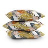 18"x18" Deny Designs Dominique Vari Words Tropical Foliage Pattern Square Outdoor Throw Pillow - 4 of 4