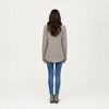 Anna-Kaci Women's Long Sleeve Ribbed Knit Top with Button Front Detail and Curved Hem - 3 of 4