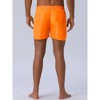 INSPIRE CHIC Men's Casual Lightweight Solid Color Elastic Waist Drawstring Summer Beach Board Shorts - 3 of 4