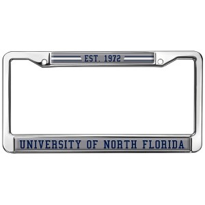 University of North Florida School Logo Full Size Standard License Plate Metal Frame - 1 of 4