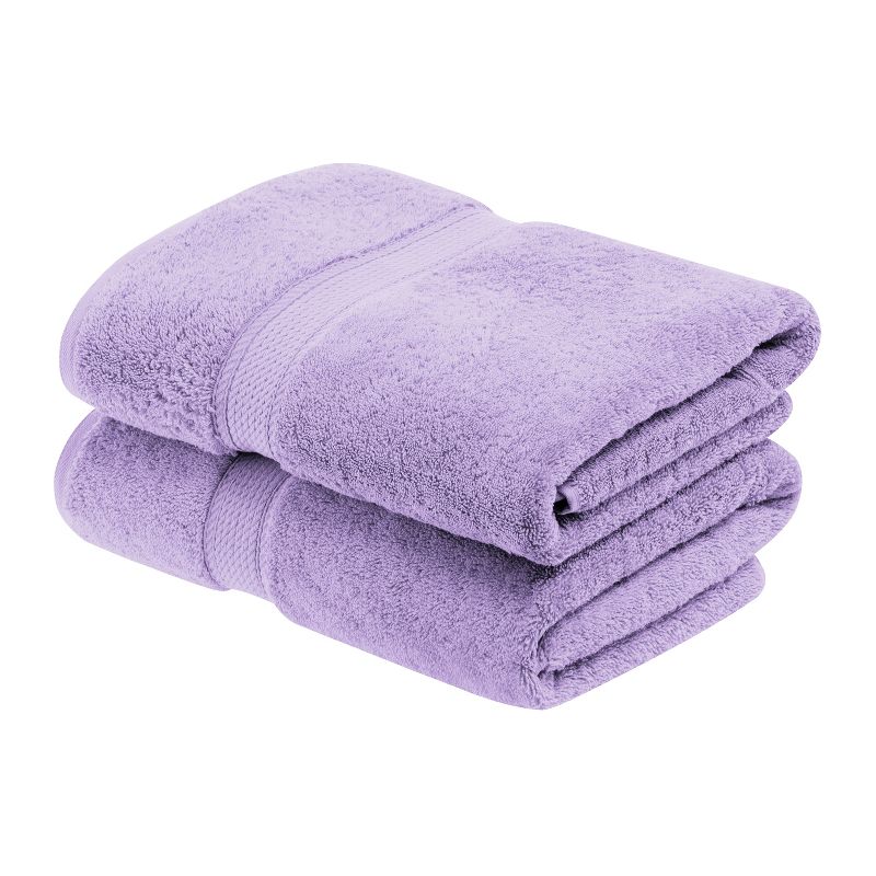Premium Cotton 800 GSM Heavyweight Plush Luxury 2 Piece Bath Towel Set by Blue Nile Mills, 1 of 10