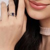 SOHI Women's Blue Swirl Finger Ring - 3 of 3