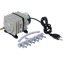 Hydrofarm Active Aqua AAPA25L Air Pump 8 Outlets 25 Liters per Minute 400 GPH for sale online 