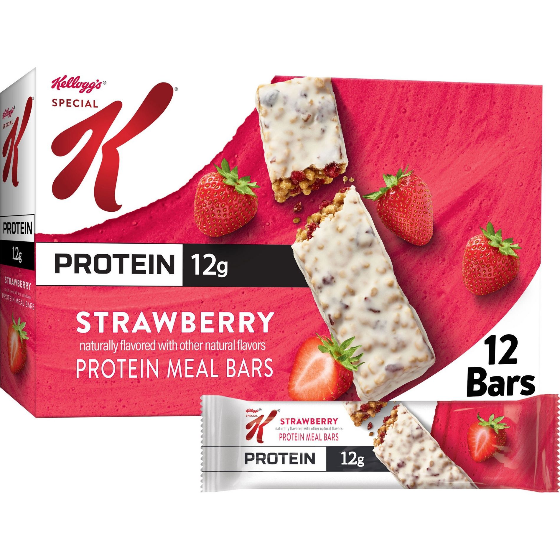 Special K Protein Bars Strawberry - 19oz/12ct