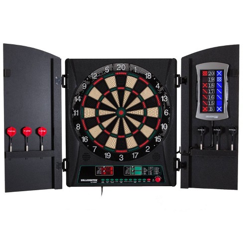 Arachnid Cricket Maxx 1 0 Electronic Dartboard Cabinet Set Target