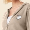Dalix Heartly Ghost Embroidered Fleece Zip Hoodie Cold Fall Winter Women - 4 of 4