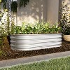 XINGHANZHENXUAN 2Pcs Raised Garden Bed, Galvanized Planter Raised Garden Beds for Vegetables, Flowers, Herbs, Heavy Duty - 4 of 4
