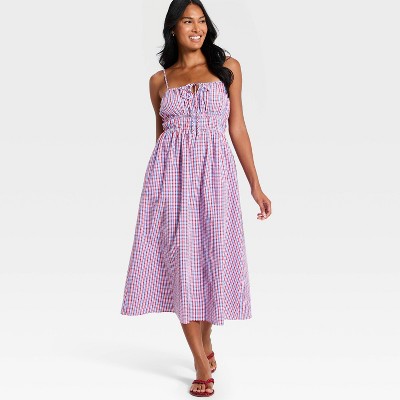 Женские платья Universal Thread Women's Maxi Sundress - Universal Thread™ Multicolor Gingham M — фото 3