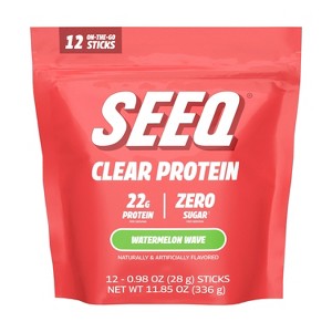 Seeq Protein Powder - Watermelon Wave - 11.85oz/12ct - 1 of 4