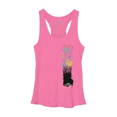 Women's Design By Humans My piano By Sebasebi Racerback Tank Top