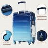 Lightweight Spinner Luggage Set with USB Charger and TSA Lock for Travel and Business 20" 24" 28" Inch - Cuddlewood - 2 of 4