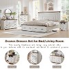 SinCiDo Farmhouse 54"W Dressing Table w/ 6 Drawers,Thick Plate Design,Large Drawer Cabinet/Wardrobe,Bedroom,Living Room & Corridor - 3 of 4