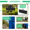 DOMETOUR 10'x20' Pop Up Canopy Tent with Sidewalls, Waterproof, Adjustable Heights, Carry Bag, Sand Bags, Ropes, Stakes, Blue - 4 of 4