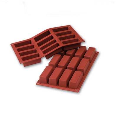 Flexible Silicone Mould - 12 Mini Cakes - 30 x 17,5cm - Silikomart