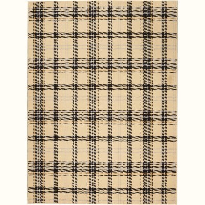Nourison Grafix Contemporary Plaid Area Rug