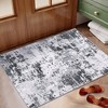 Modern Abstract Rug Machine Washable Printed Rug Soft Foldable Accent Rug for Living Room Bedroom - 3 of 4