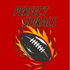 "Perfect Spirals" Flaming Football Adult Crew Neck Short Sleeve Tee - 2 of 2