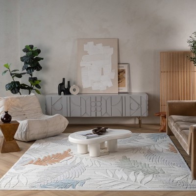 Rug Branch Alfombra Abstract Floral Indoor Outdoor Area Rug