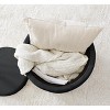 Ornavo Home Lawrence Round Storage Ottoman with Table Top Lid - 4 of 4