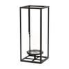 Cheung's Pembertale Tall Square Black Metal Lantern - Large - 4 of 4