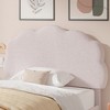 VECELO Wooden Cloud-Shaped Kids Bed Frame Upholstered Platform Bed with Adjustable Headboard, No Box Spring Needed - 4 of 4