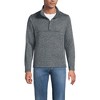 Lands' End Men's Sweater Fleece Snap Neck Pullover Jacket - 2 of 3