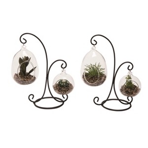 Transpac Hanging Succulent Tabletop Decor Set of 2 Spring Home Decorations - 1 of 1