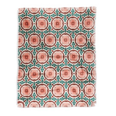 Holli Zollinger Madeira Pink Woven Throw Blanket - Deny Designs