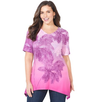 Catherines Women's Plus Size Sparkle & Swirl Tunic