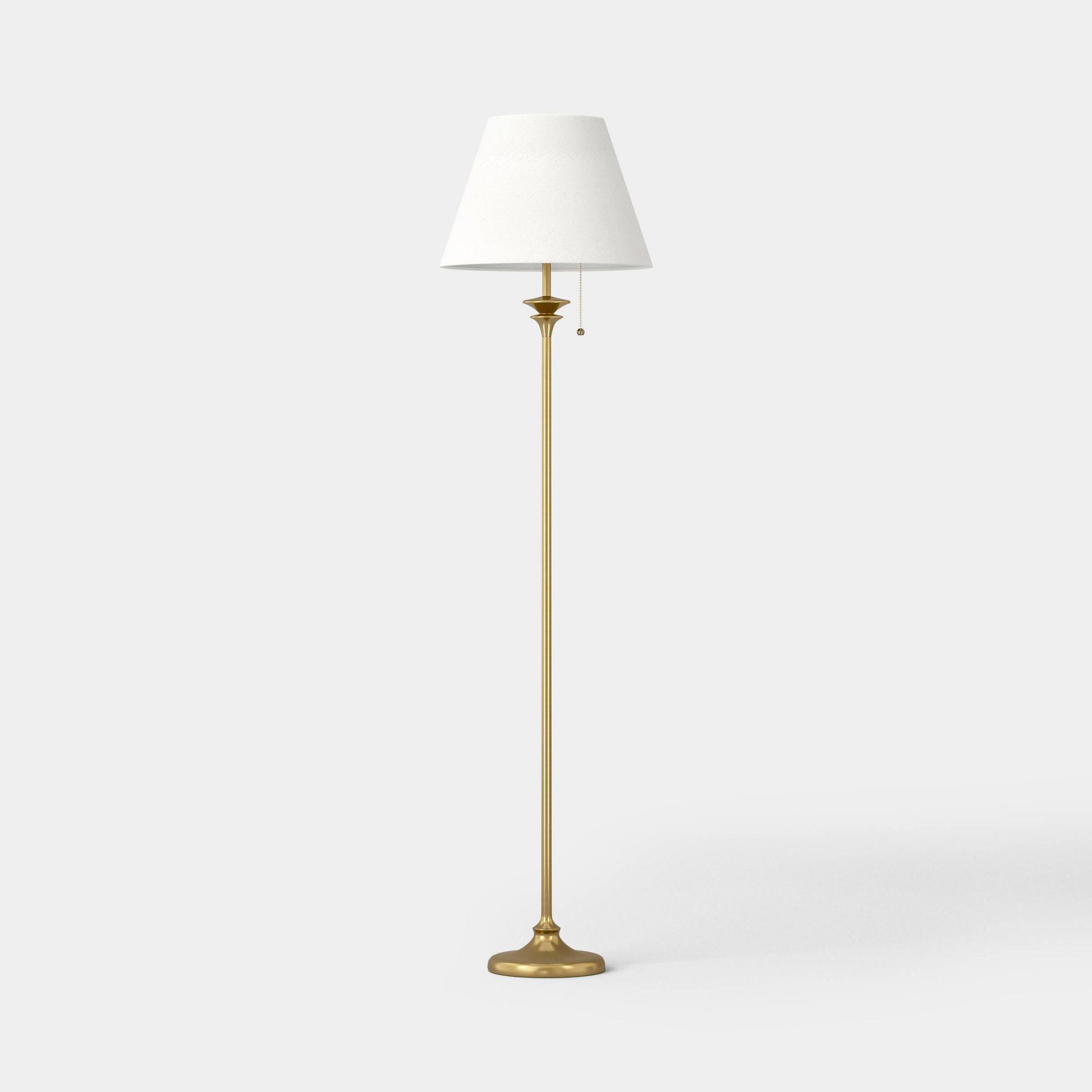 Turned Metal Collection Floor Lamp Gold - Threshold™