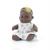Miniland My Friends & Me Baby Doll, African Girl, 8-1/4" (Bag) - 2 of 4