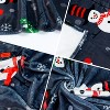 Lomsoe Winter Festive Snowman & Snowflakes Print Flannel Blanket - All Seasons Soft and Warm Throw Blanket for Bed, Napping, Camping, Travel, Office - 4 of 4