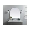 Elegant Lighting Metal Frame Arch Mirror 36x36 Inch in Silver - 2 of 4